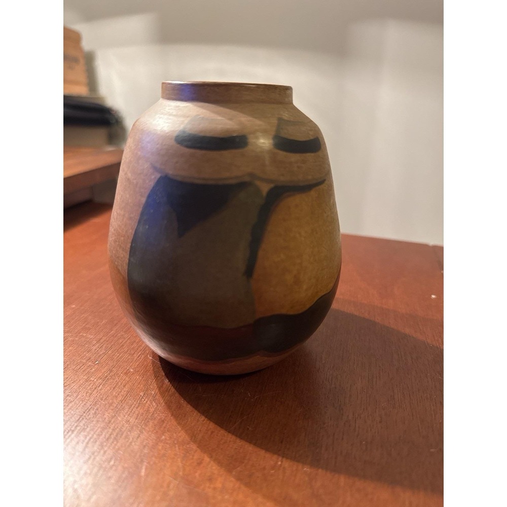 Mid Century Pueblo Style Pottery Jar‎ Southwestern signed Martinez